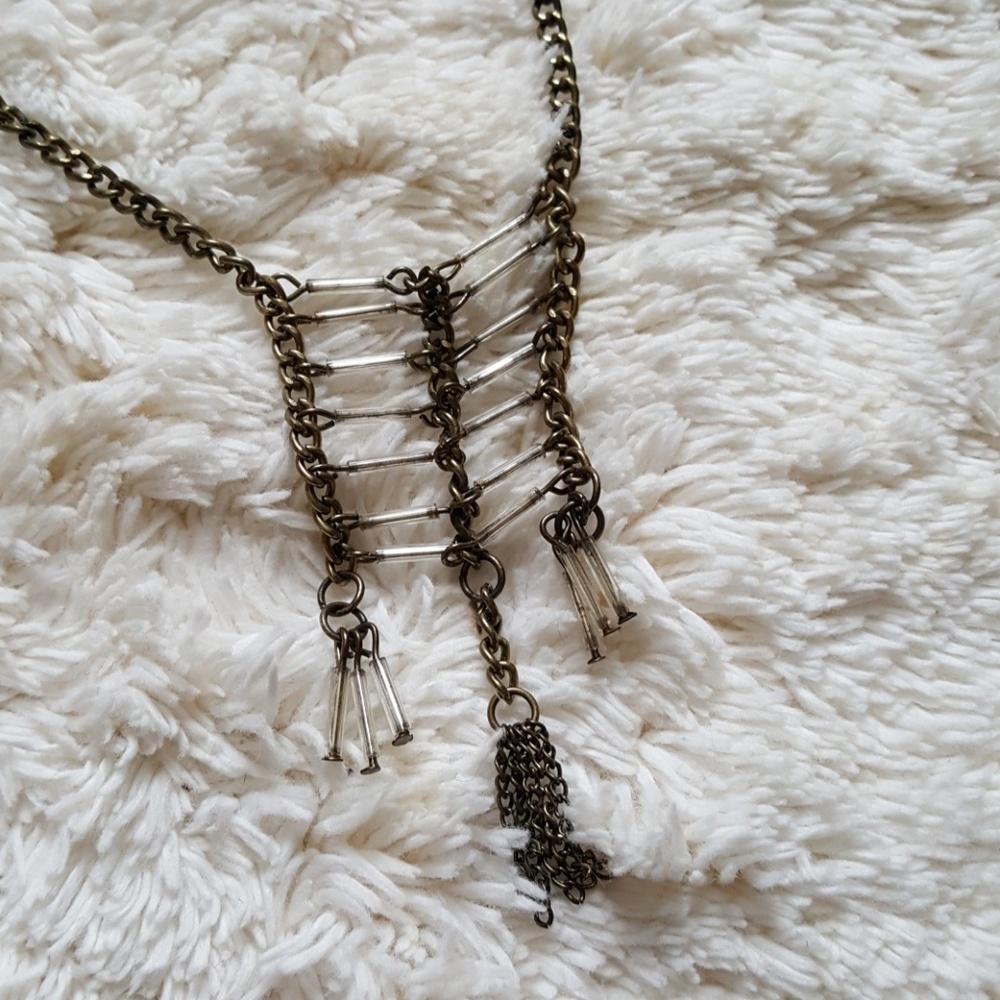 Gold and bead necklace American Eagle